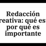 redacción creativa